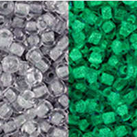 TOHO Glow In The Dark - Gray Crystal/Bright Green 11/0 Round - TR-11-2725
