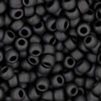 TOHO Opaque-Frosted Jet 11/0 Round - TR-11-49F