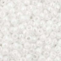 TOHO Opaque-Lustered White 15/0 Round - TR-15-121