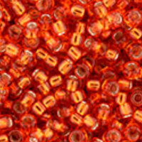 TOHO Silver-Lined Light Siam Ruby 15/0 Round - TR-15-25