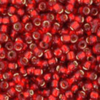 TOHO Silver-Lined Ruby 15/0 Round - TR-15-25C