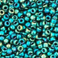 TOHO Higher-Metallic June Bug 15/0 Round - TR-15-506