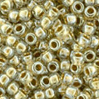 TOHO Gold-Lined Crystal 15/0 Round - TR-15-989