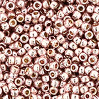 TOHO PermaFinish - Galvanized Sweet Blush 15/0 Round - TR-15-PF552