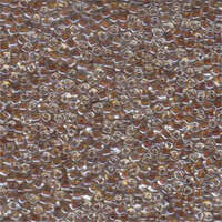 Miyuki 10/0 Triangle Bead - TR10-1108 - Amber Lined Crystal