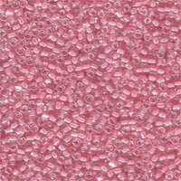 Miyuki 10/0 Triangle Bead - TR10-1109 - Pink Lined Crystal