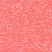 Miyuki 10/0 Triangle Bead - TR10-1122 - Salmon Lined Crystal