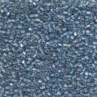 Miyuki 10/0 Triangle Bead - TR10-1137 - Sea Blue Lined Crystal