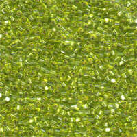 Miyuki 10/0 Triangle Bead - TR10-1801 - Silver Lined Chartreuse