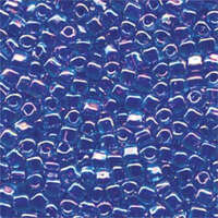 Miyuki 10/0 Triangle Bead - TR10-1829 - Light Blue Lined Purple