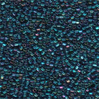 Miyuki 10/0 Triangle Bead - TR10-1831 - Colour Lined Blue/Amber