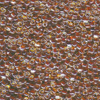 Miyuki 5/0 Triangle Bead - TR5-1108 - Amber Lined Crystal