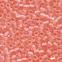 Miyuki 5/0 Triangle Bead - TR5-1122 - Salmon Lined Crystal