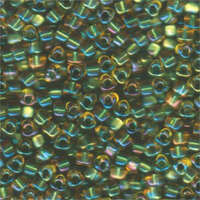 Miyuki 5/0 Triangle Bead - TR5-1168 - Topaz Lined Pale Green AB