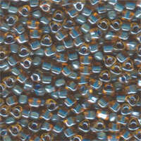 Miyuki 5/0 Triangle Bead - TR5-1169 - Topaz Lined Slate Blue AB