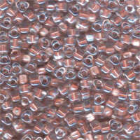 Miyuki 5/0 Triangle Bead - TR5-1525 - Peach Lined Crystal AB