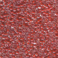 Miyuki 8/0 Triangle Bead - TR8-1111 - Red Lined Crystal