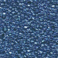 Miyuki 8/0 Triangle Bead - TR8-1115 - Dark Blue Lined Crystal