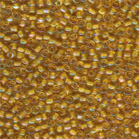 Miyuki 8/0 Triangle Bead - TR8-1161 - Topaz Lined Yellow AB