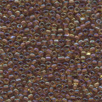 Miyuki 8/0 Triangle Bead - TR8-1162 - Cinnamon Lined Topaz AB