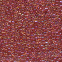 Miyuki 8/0 Triangle Bead - TR8-1163 - Cranberry Lined Topaz AB