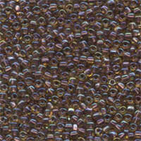 Miyuki 8/0 Triangle Bead - TR8-1167 - Amber Lined Lilac AB