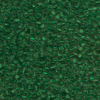 Miyuki 8/0 Triangle Bead - TR8-1806 - Silver Lined Dark Green