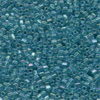 Miyuki 8/0 Triangle Bead - TR8-1822 - Light Blue Lined Teal 