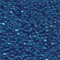 Miyuki 8/0 Triangle Bead - TR8-1828 - Light Blue Lined Dark Blue