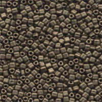Miyuki 8/0 Triangle Bead - TR8-2006 - Matte Metallic Dark Bronze