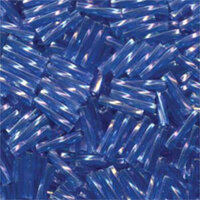 Miyuki 12mm Twisted Bugle Bead - TW2712-261 - Transparent Sapphire AB