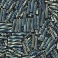 Miyuki 12mm Twisted Bugle Bead - TW2712-1256 - Matte Metallic Patina Iris