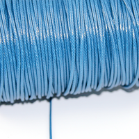1.5mm Waxed Cotton Cord - Blue