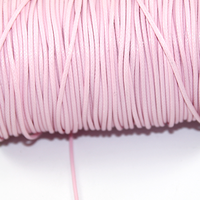 1.5mm Waxed Cotton Cord - Pale Pink