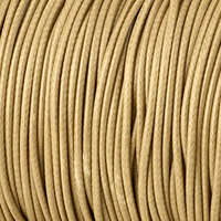 1mm Caramel Korean Waxed Cotton Cord