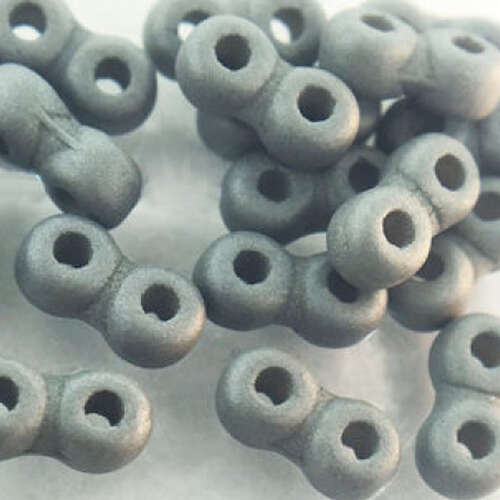 Infinity Mini 2 Hole Bead - 02010-29566 - Concrete Gray