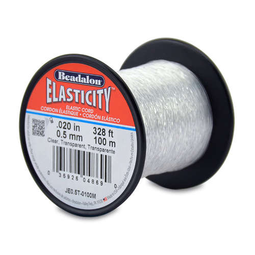 Elasticity - 0.5mm - 100m - Clear - JE0.5T-0100M