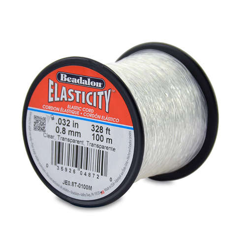 Elasticity - 0.8mm - 100m - Clear - JE0.8T-0100M