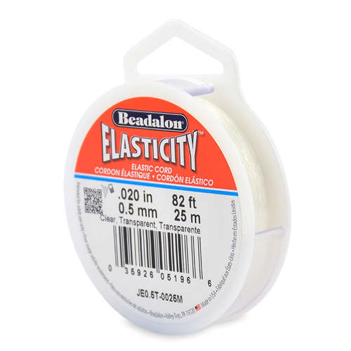 Elasticity - 0.5mm - 25m - Clear - JE0.5T-0025M