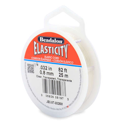 Elasticity - 0.8mm - 25m - Clear - JE0.8T-0025M