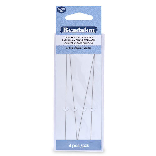 Collapsible Eye Needles - Medium (0.36 mm) - 5 in (12.7 cm) - 4 pieces - 700M-150