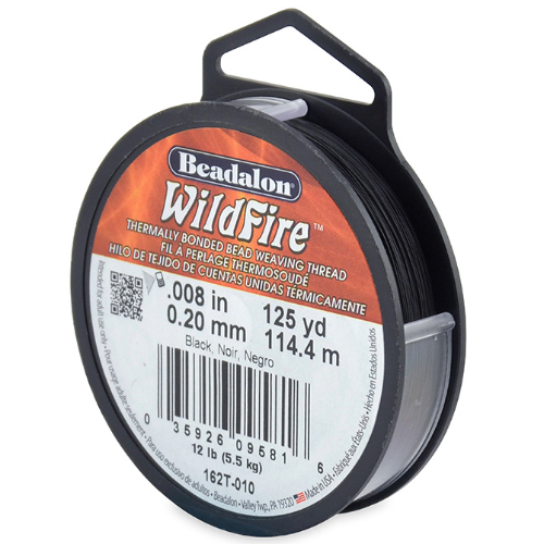 Wildfire - 0.008" / 0.20mm Black - 125 YD / 114m - 162T-010