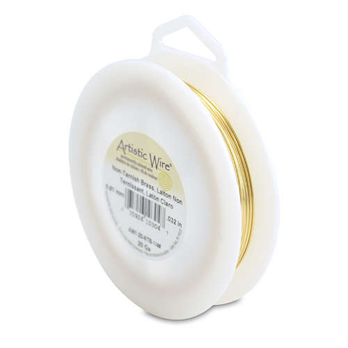 Tarnish Resistant Brass - 20 Gauge (.81 mm) - 78.8 ft (24m) - AW1-20-NTB-1/4#