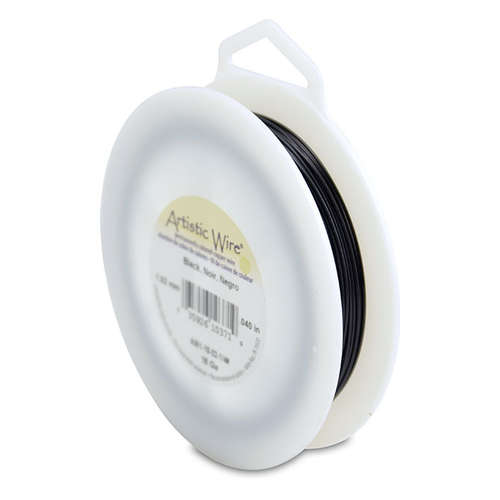 18 Gauge (1.0 mm) - 49.8 ft (15.2 m) - Black - AW1-18-02-1/4#