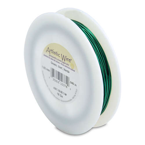 18 Gauge (1.0 mm) - 49.8 ft (15.2 m) - Green - AW1-18-06-1/4#