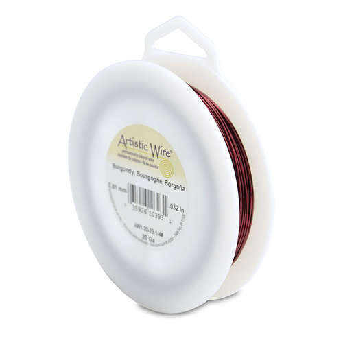 20 Gauge (.81 mm) - 78.8 ft (24m) - Burgundy - AW1-20-23-1/4#