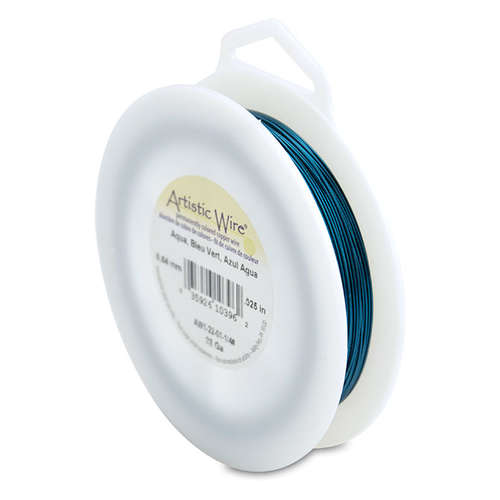 22 Gauge (.64 mm) - 125.5 ft (38.3 m) - Aqua - AW1-22-01-1/4#