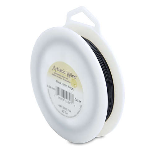 22 Gauge (.64 mm) - 125.5 ft (38.3 m) - Black - AW1-22-02-1/4#