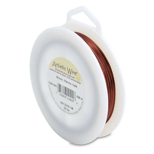 22 Gauge (.64 mm) - 125.5 ft (38.3 m) - Brown - AW1-22-05-1/4#