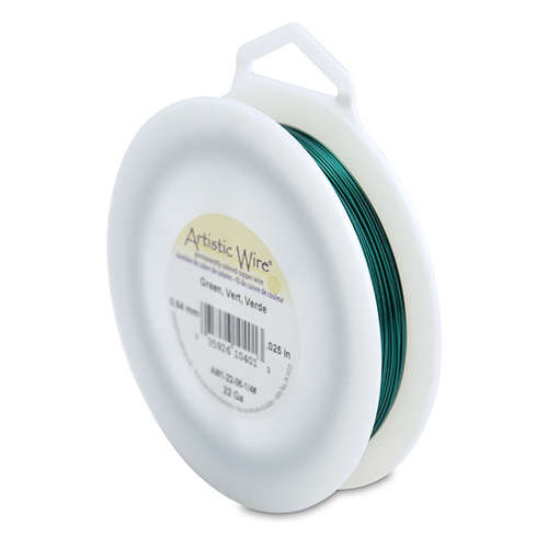22 Gauge (.64 mm) - 125.5 ft (38.3 m) - Green - AW1-22-06-1/4#
